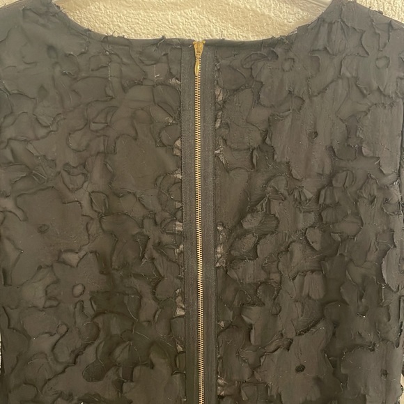 Long sleeve black cocktail dress, size 8 - Picture 3 of 5